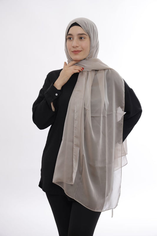 Chiffon Hijab – light Gray