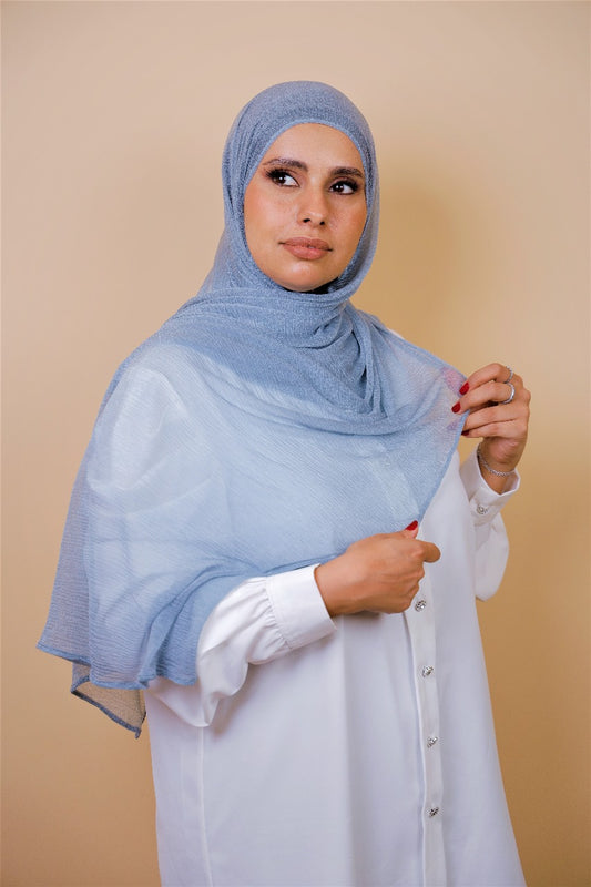 Kashmir Hijab – Blue