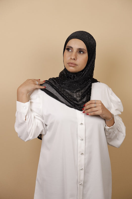 Kashmir with zircon-Black
