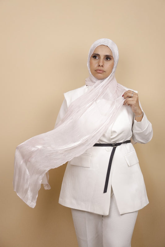 Organza Foulard-Light Rose