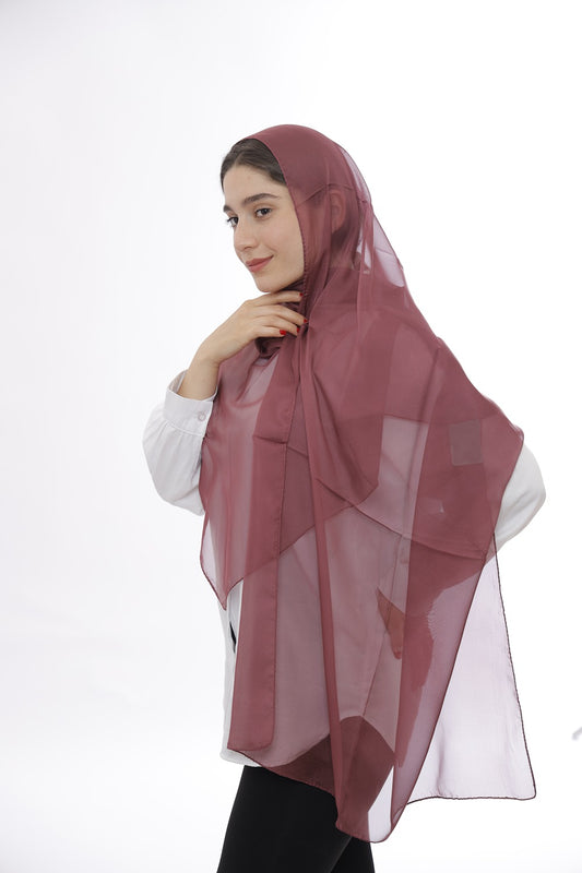 Chiffon Hijab – Cherry