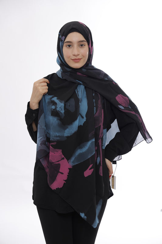 Premium Silk Hijab – Blushed Pink