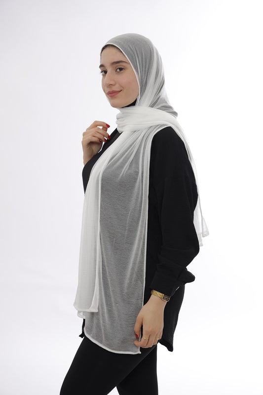 Kashmir Hijab – White