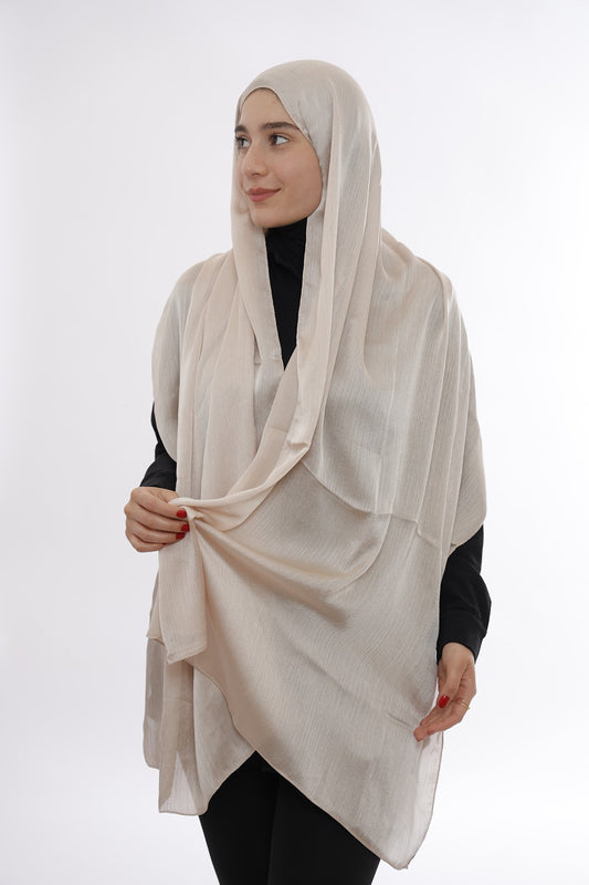 Pure Silk Hijab – Biege