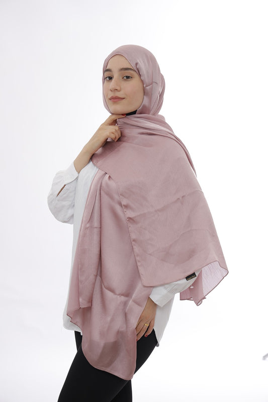 Pure Silk Hijab – Light Pink