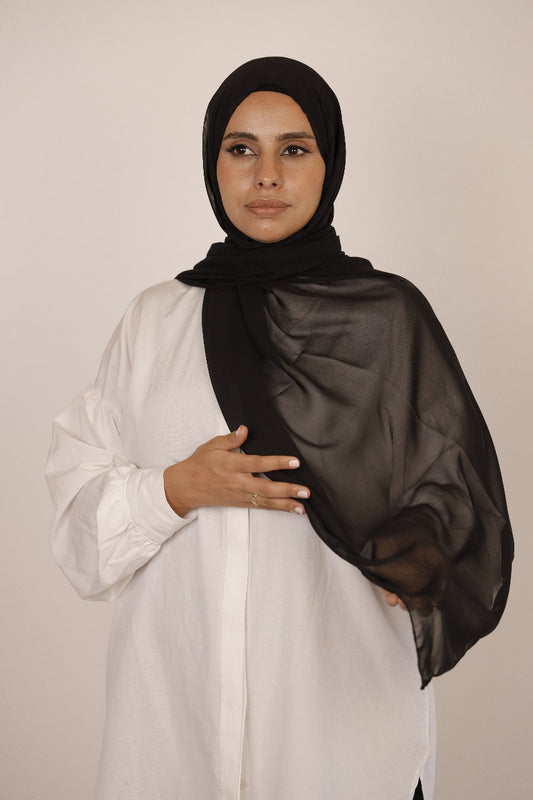Light Crepe - Black